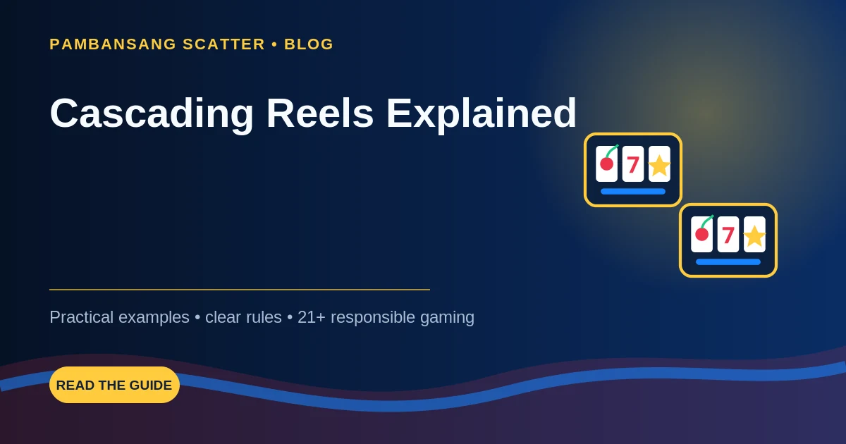 Cascading reel slot symbols falling into new positions